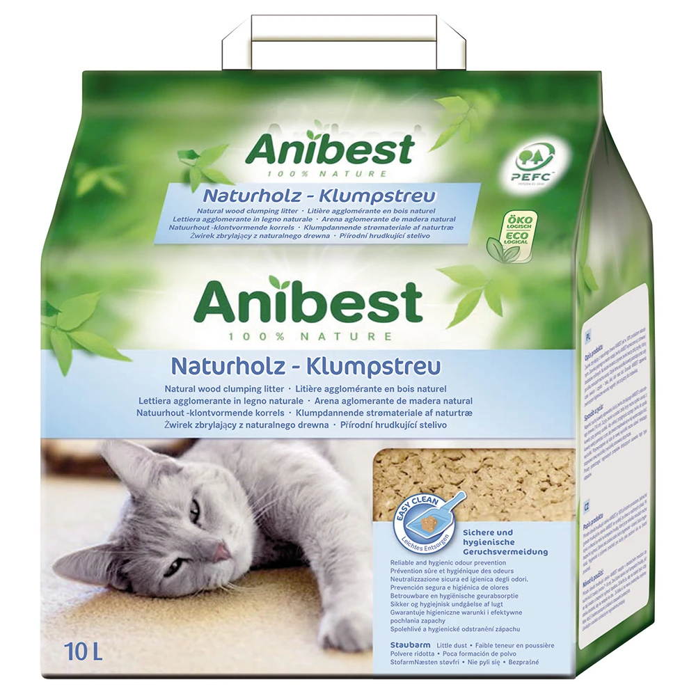 10 L (ca. 4,3 Kg) Anibest Kattenbakvulling 3 10 L (ca. 4,3 Kg) Anibest Kattenbakvulling