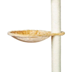 Trixie Hangmand Voor Krabpalen Met Metalen Frame – Kattenhangmat – Ø 40 Cm Beige