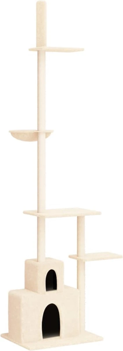 La Dolce Vita – Kattenmeubel Vloer Tot Plafond 250,5-276,5 Cm Crèmekleurig 3 La Dolce Vita – Kattenmeubel Vloer Tot Plafond 250,5-276,5 Cm Crèmekleurig