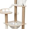 Katten Krabpaal – Houten Krabpaal – 132cm Hoog – Hout – Sisal 1 Katten Krabpaal – Houten Krabpaal – 132cm Hoog – Hout – Sisal -Huisdierproducten 576x1200