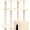 La Dolce Vita – Kattenmeubel Met Sisal Krabpalen 162 Cm Crèmekleurig -Huisdierproducten 577x1200 1