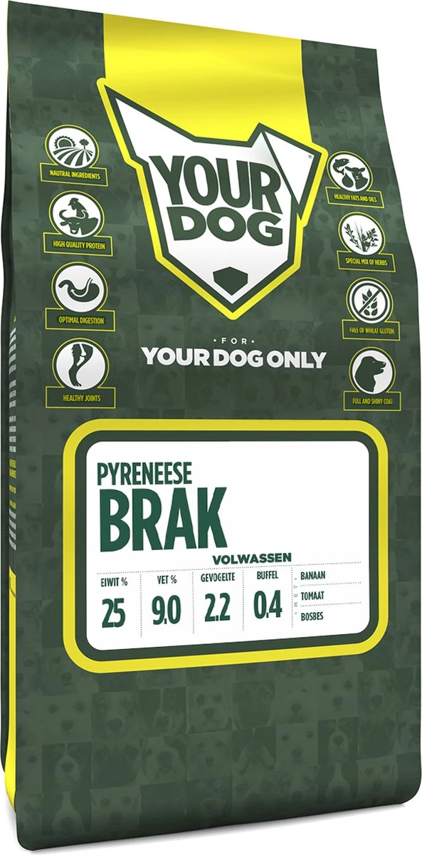 Yourdog Pyreneese Franse Brak Volwassen (3 KG) 3 Yourdog Pyreneese Franse Brak Volwassen (3 KG)