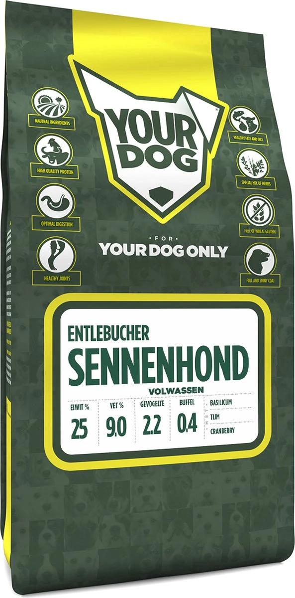 Yourdog Entlebucher Sennenhond Volwassen (3 KG) 3 Yourdog Entlebucher Sennenhond Volwassen (3 KG)