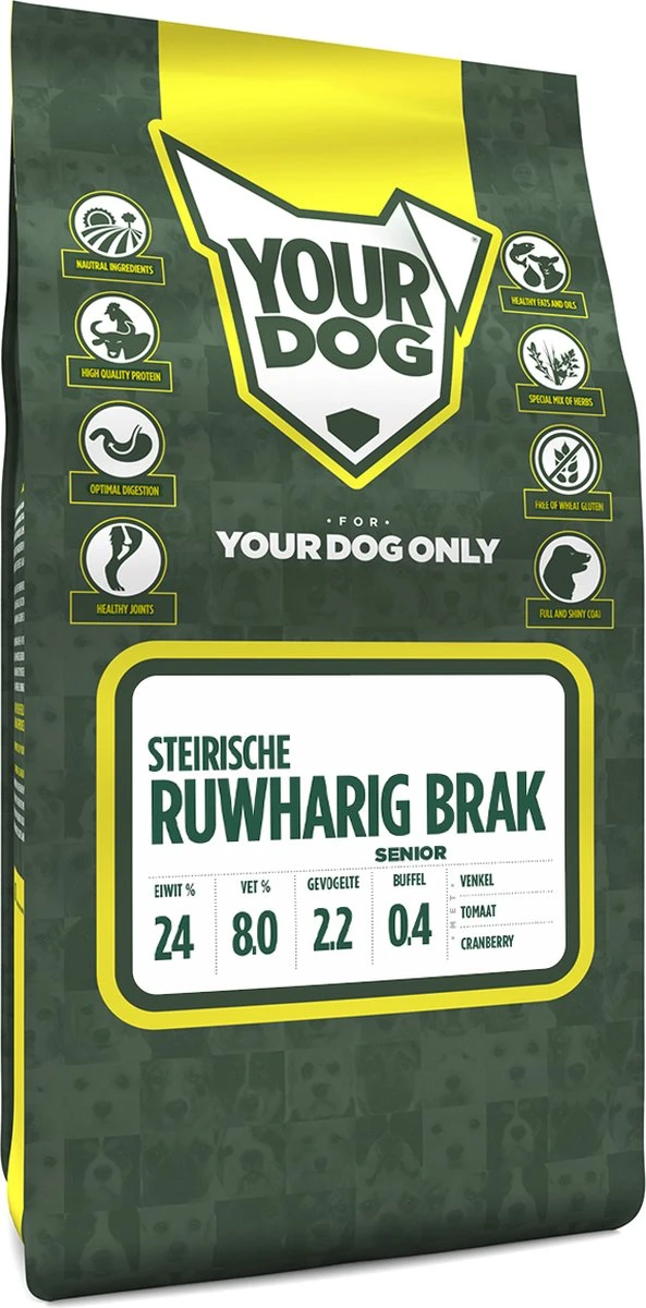 Yourdog Steirische Ruwharig Brak Senior (3 KG) 3 Yourdog Steirische Ruwharig Brak Senior (3 KG)