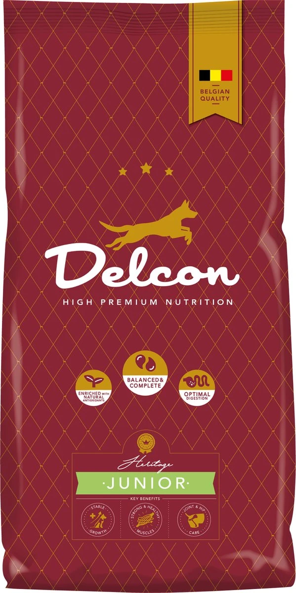Delcon – Premium Hondenvoer – Junior – 12kg 3 Delcon – Premium Hondenvoer – Junior – 12kg
