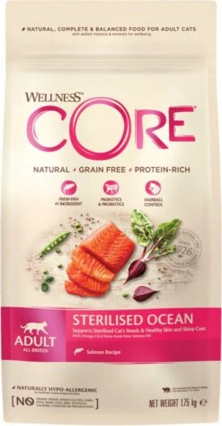 Wellness Core Grain Free Cat Sterilised – Zalm – Kattenvoer – 1.75 Kg