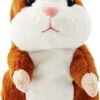 Bolture Spreekende Hamster – Herhaald Talking Pluche Dier Elektronisch – Grappige Kinderen Knuffeldieren – Record-speelgoed Interactief Voor Baby’s En Kinderen – Leuk Om Te Leren Of Verjaardagscadeau