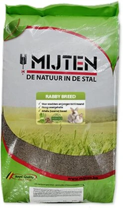 Konijnenvoer-korrel-Mijten Rabby Breed – 20 Kg