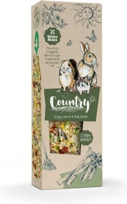 Witte Molen Country Knaagsticks Wortel & Prei 110g