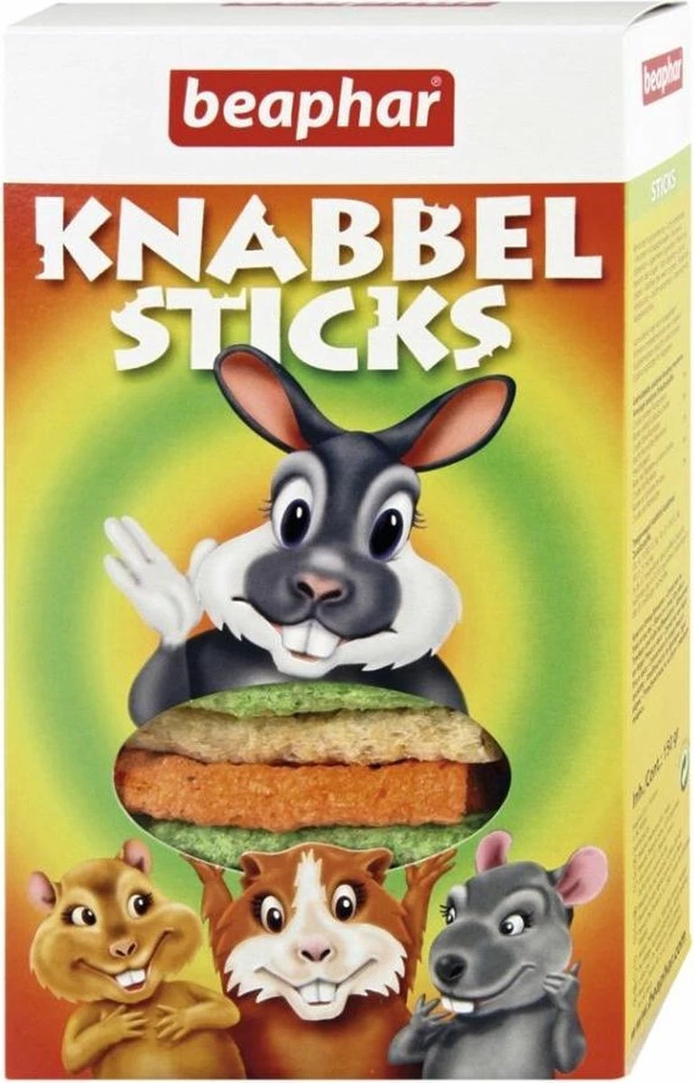 Beaphar Knabbelsticks – Knaagdiersnack – 12 X 150 G 3 Beaphar Knabbelsticks – Knaagdiersnack – 12 X 150 G
