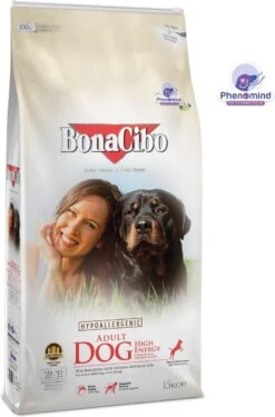 Bonacibo Dog High Energy – Hypoallergeen Hondenvoer – 15 Kg