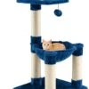 COSTWAY Multi-Level Kattenboom – Met Knusse Hangmat – Blauw