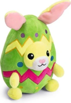 Beeztees Konijnenei Titi – Hondenspeelgoed – Pluche – Groen – 26x14x12,5 Cm