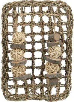 Trixie Knaagdier Mat Met Speeltjes Zeegras 18×30 Cm