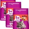 Whiskas 1+ – Kattenvoer – Brokjes Met Rund – 3×3.8kg -Huisdierproducten 890x1200