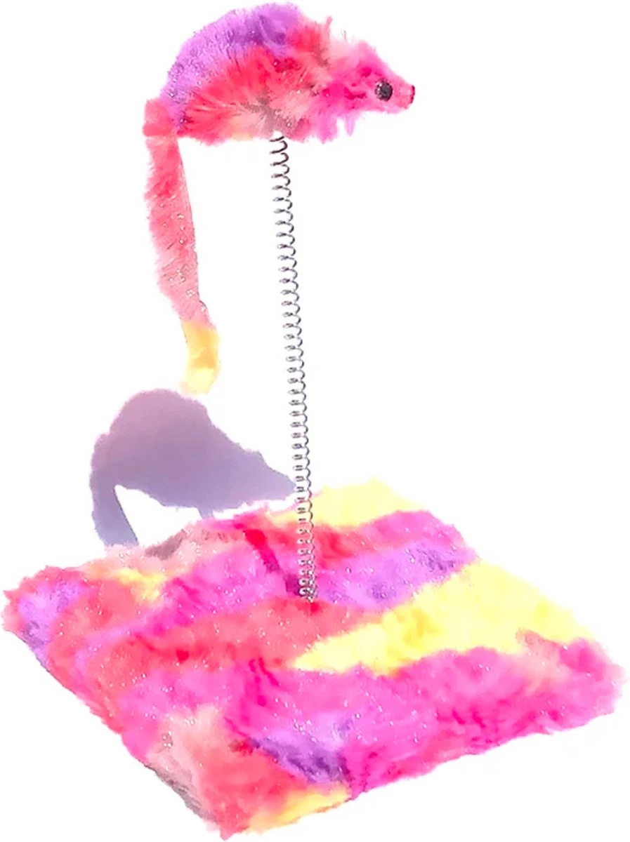 Kattenspeeltjes Met Springveer – Kattenspeeltje Met Muis – Speelgoed Voor Katten 3 Kattenspeeltjes Met Springveer – Kattenspeeltje Met Muis – Speelgoed Voor Katten