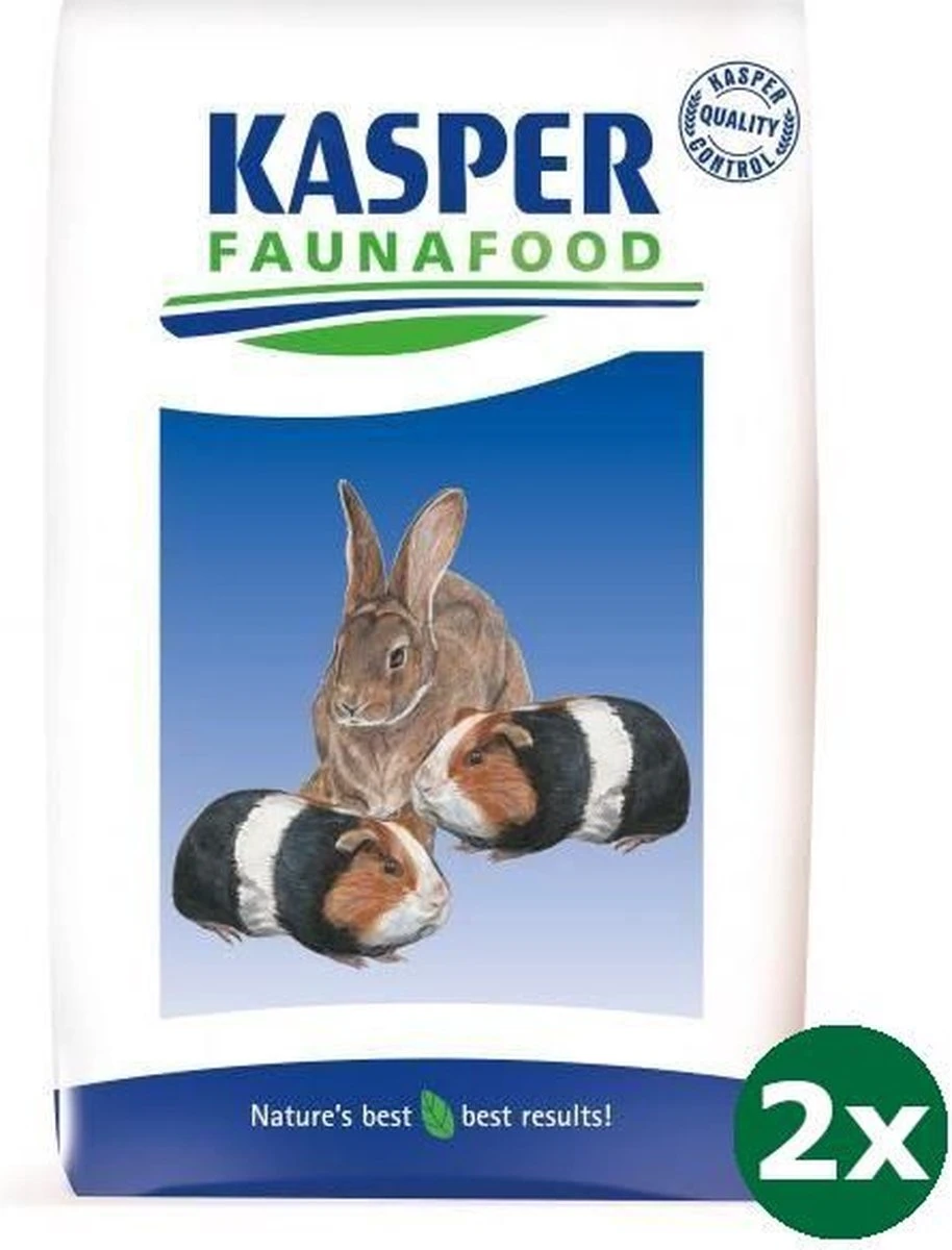 2×20 Kg Kasper Faunafood Konijnenvoer / Korrel Sport 3 2×20 Kg Kasper Faunafood Konijnenvoer / Korrel Sport