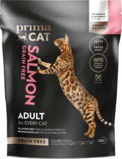 PrimaCat Adult – Graanvrij Kattenvoer – Zalm – 1,4 Kg