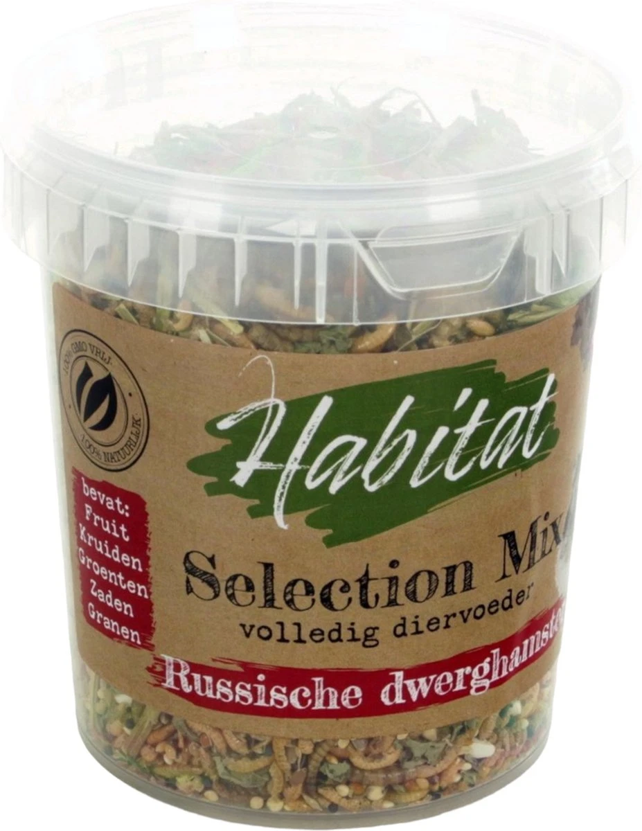 Esve Voer Voor Russische Dwerghamster – Habitat Selection Mix – 450gr 3 Esve Voer Voor Russische Dwerghamster – Habitat Selection Mix – 450gr