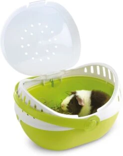 Savic Transportbox Elmo Groen / Wit 30,5×24,5×20,5 Cm