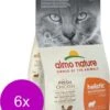 Almo Nature Cat Holistic Adult 400 G – Kattenvoer – 6 X Kip