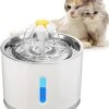 Arvona Drinkfontein – Drinkfontein Voor Katten En Honden – Led Verlichting – Waterfontein Incl. 5 Gratis Filters – 2.4L – 3 Standen -Huisdierproducten 998x1200