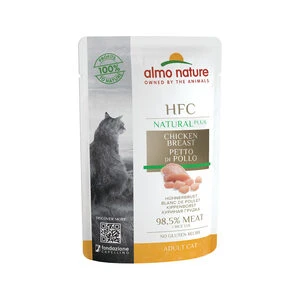 Almo Nature Cat Plus Kattenvoer – Kippenborst – 24 X 55 Gram