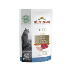 Almo Nature HFC Jelly Kattenvoer – Maaltijdzakje – Tonijn En Tong – 24 X 55