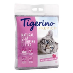 2x12kg Babypoedergeur Tigerino Canada Kattenbakvulling Klei
